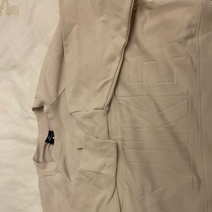 Nike cropped sweatshirt- beige/stone